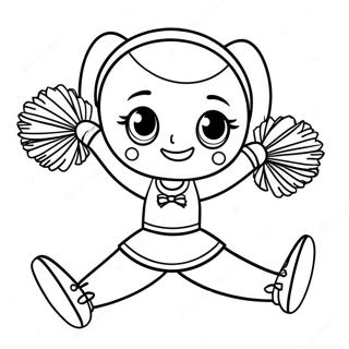 Page A Colorier Cheerleader Lol 52566-43719