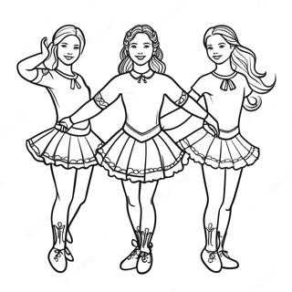 Page A Colorier De Danse Irlandaise 52596-43738