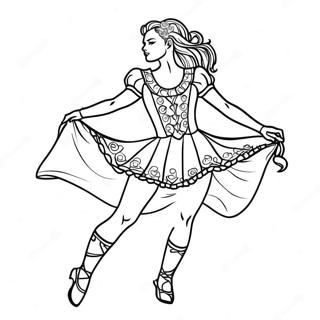 Page A Colorier De Danse Irlandaise 52596-43739