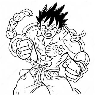 Page A Colorier De Luffy Gear 4 Snakeman 52626-43772