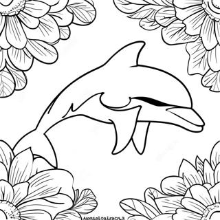 Page A Colorier Du Logo Des Miami Dolphins 5262-4219