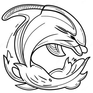 Page A Colorier Du Logo Des Miami Dolphins 5262-4220