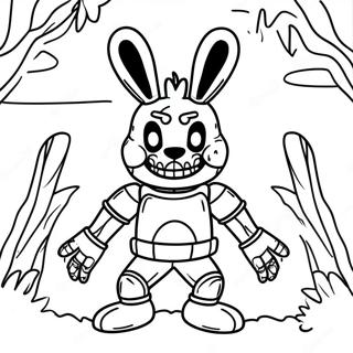 Springtrap Complet Pages À Colorier