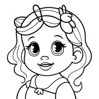 Page A Colorier Des Bebes Princesses Disney 5272-4227