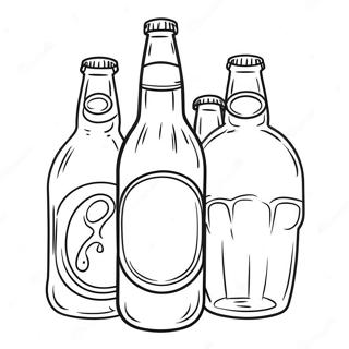 Bière Pour Adultes Pages À Colorier