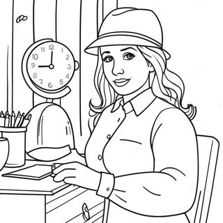 Page A Colorier Du Travail Du Matin 52766-43879