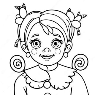 Page A Colorier De Cindy Lou 52776-43892