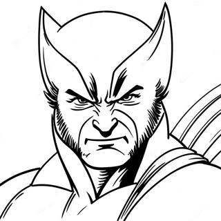 Page A Colorier De Lanimal Wolverine 52866-43963