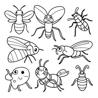 Page A Colorier Des Insectes 5292-4243