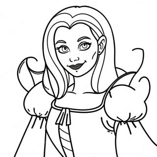 Fille Vampire Pages À Colorier