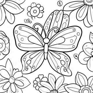 Page A Colorier Dun Papillon Colore 5293-4246