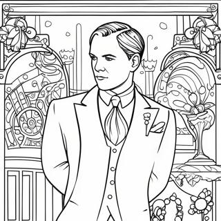 Gatsby Le Magnifique Pages À Colorier