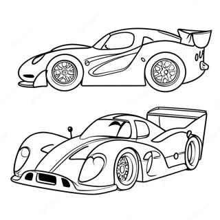 Page A Colorier De Voitures De Course Rapides 53077-44130