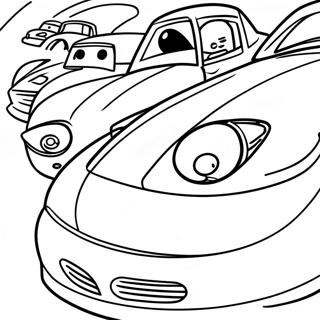 Page A Colorier De Voitures De Course Rapides 53077-44131