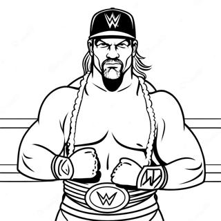 Page A Colorier Wwe Editable 53236-44250