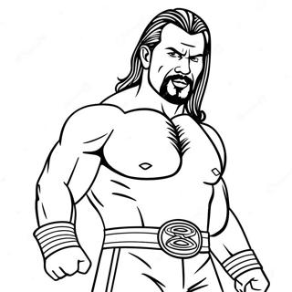 Page A Colorier Wwe Editable 53236-44252