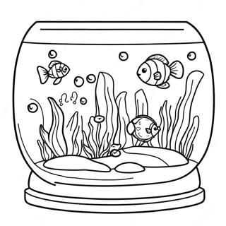 Page A Colorier Scene Daquarium Coloree 53258-44263