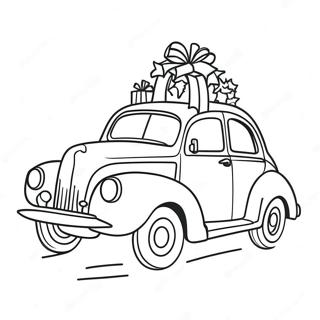 Page A Colorier De Voiture De Noel 53277-44275