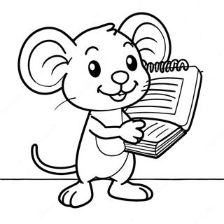 Si Tu Emmènes Une Souris À L'école Pages À Colorier