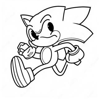 Page A Colorier Sonic Courant Vite 53308-44307