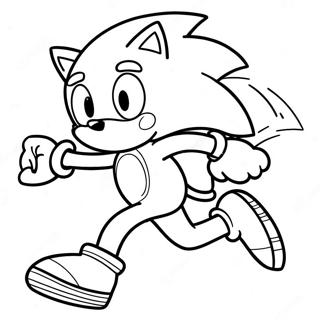 Page A Colorier Sonic Courant Vite 53308-44308