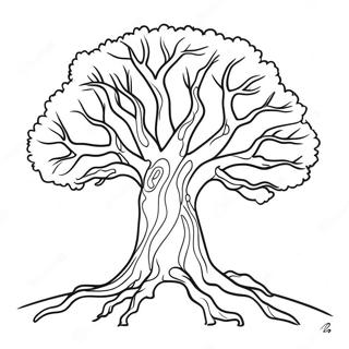 Page A Colorier Dun Arbre Nu 53377-44354