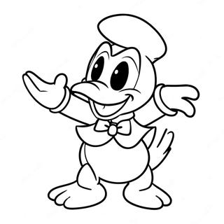 Page A Colorier Donald Duck Joueur 53459-44413