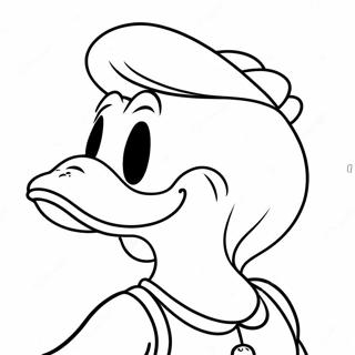 Page A Colorier Donald Duck Joueur 53459-44414