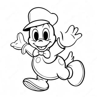 Page A Colorier Donald Duck Joueur 53459-44415