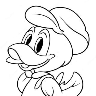 Page A Colorier Donald Duck Joueur 53459-44416