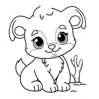 Page A Colorier Bebe Animal Mignon 53499-44613