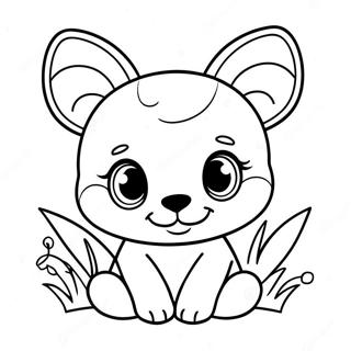 Page A Colorier Bebe Animal Mignon 53499 44616