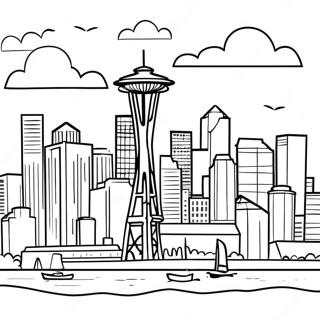 Seattle Pages À Colorier