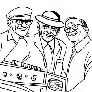 Page A Colorier De La Musique Oldies 53538-44470