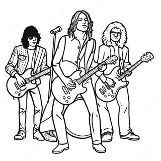 Page A Colorier Dun Groupe De Rock Classique 53539-44631