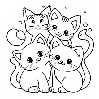 Page A Colorier De Chatons Espiegles 53589-44521