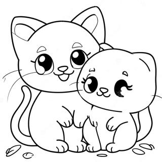 Page A Colorier De Chatons Espiegles 53589-44522