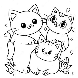 Page A Colorier De Chatons Espiegles 53589-44523