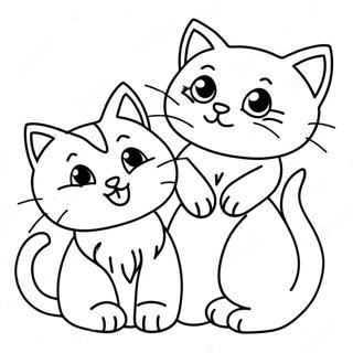 Page A Colorier De Chatons Espiegles 53589-44524