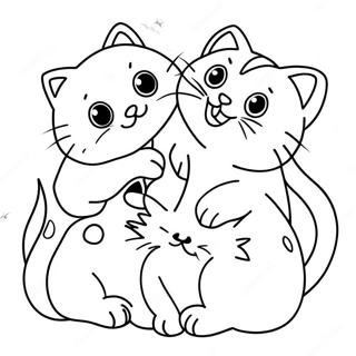 Page A Colorier De Chatons Espiegles 53589-44669