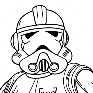 Scout Trooper Pages À Colorier