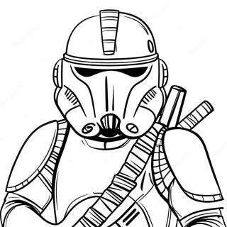 Scout Trooper Pages À Colorier