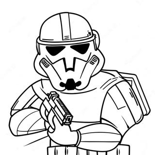 Page A Colorier De Scout Trooper Intrepide 53599-44527