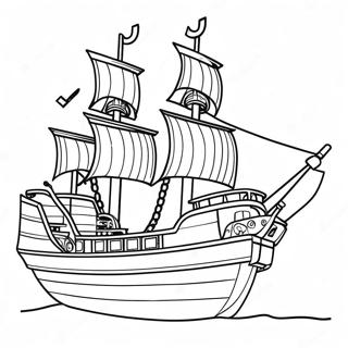 Page A Colorier Du Bateau Pirate Lego 53628-44543