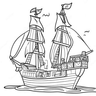 Page A Colorier Du Bateau Pirate Lego 53628-44544