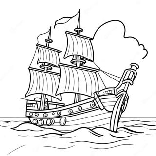 Page A Colorier Du Bateau Pirate Lego 53628-44706