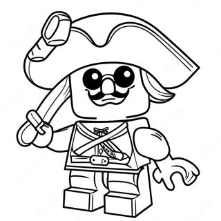 Page A Colorier Du Capitaine Pirate Lego 53629-44546