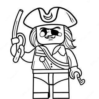 Page A Colorier Du Capitaine Pirate Lego 53629-44701