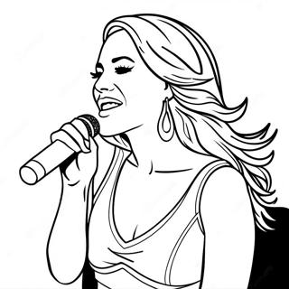 Page A Colorier De Carrie Underwood En Performance Sur Scene 53659-44726