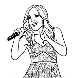 Page A Colorier De Carrie Underwood En Performance Sur Scene 53659-44728